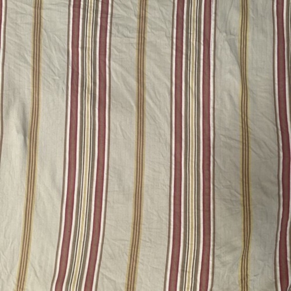 Pottery Barn Hamilton Striped Twin Duvet Cover and Sham Heavy Cloth - Picture 2 of 2